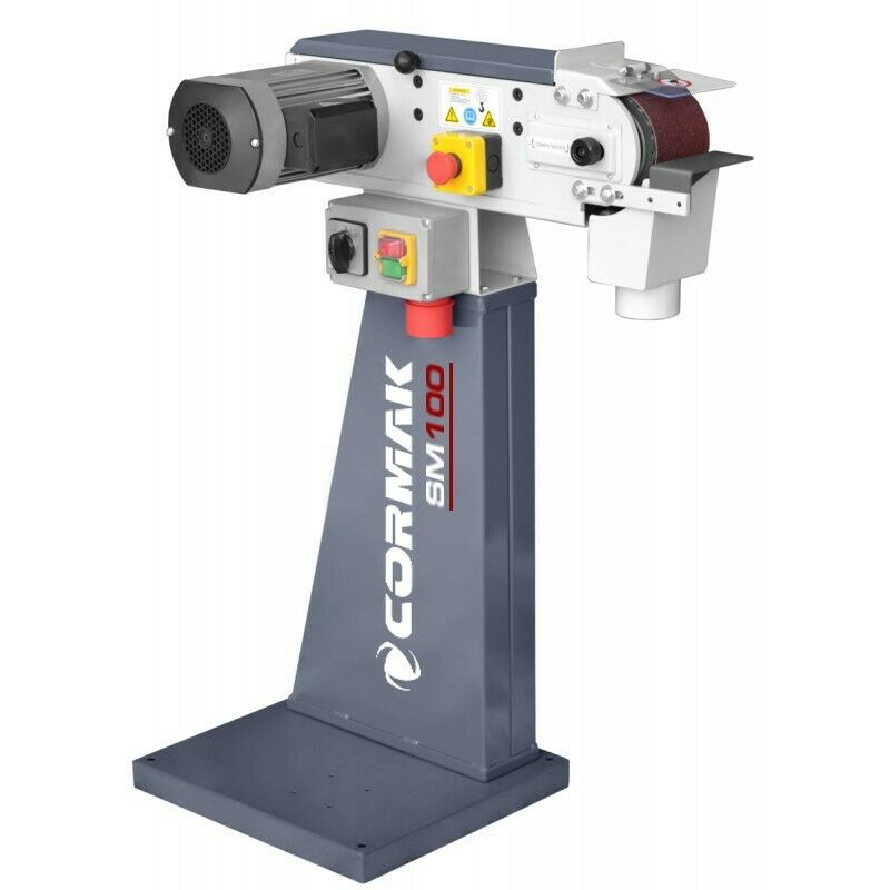 Ponceuse a bande métal 100x1220mm - Cormak SM100