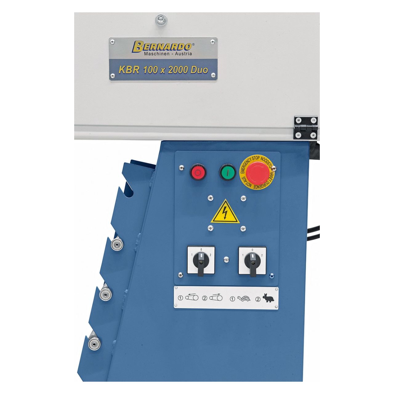 Grugeuse de tubes à bande Bernardo KBR 100 x 2000 Duo - Image 8