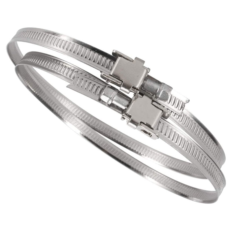 2 Colliers de serrage 140 à 160mm pour Tuyau d'aspiration