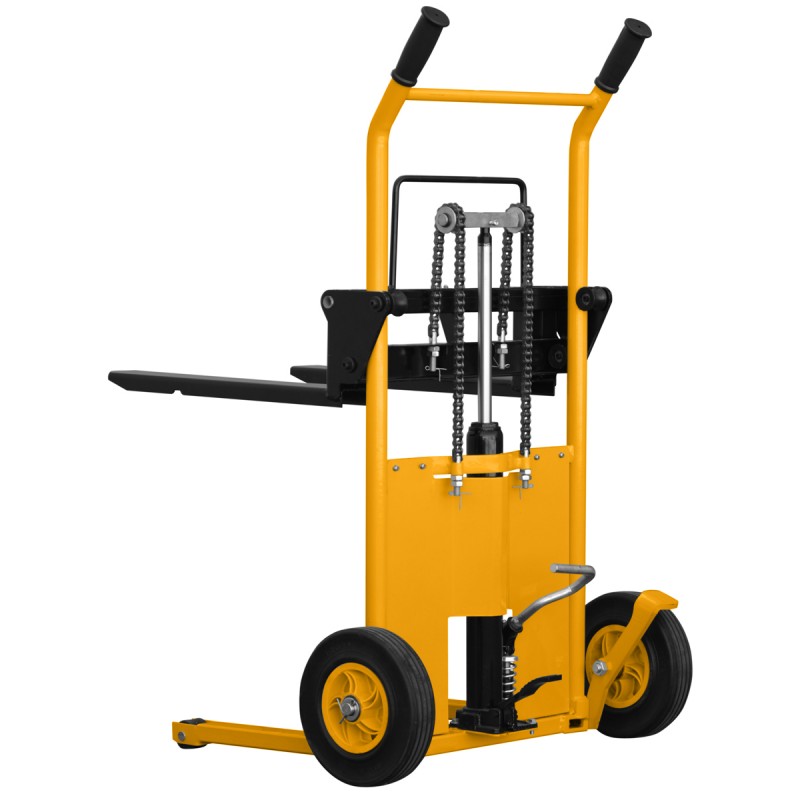 Diable élévateur manuel à fourches lève-charge 200kg - Image 2