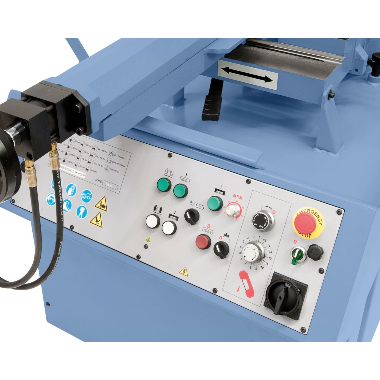 Scie à ruban métal Bernardo MBS 530 DGA-V - Image 3