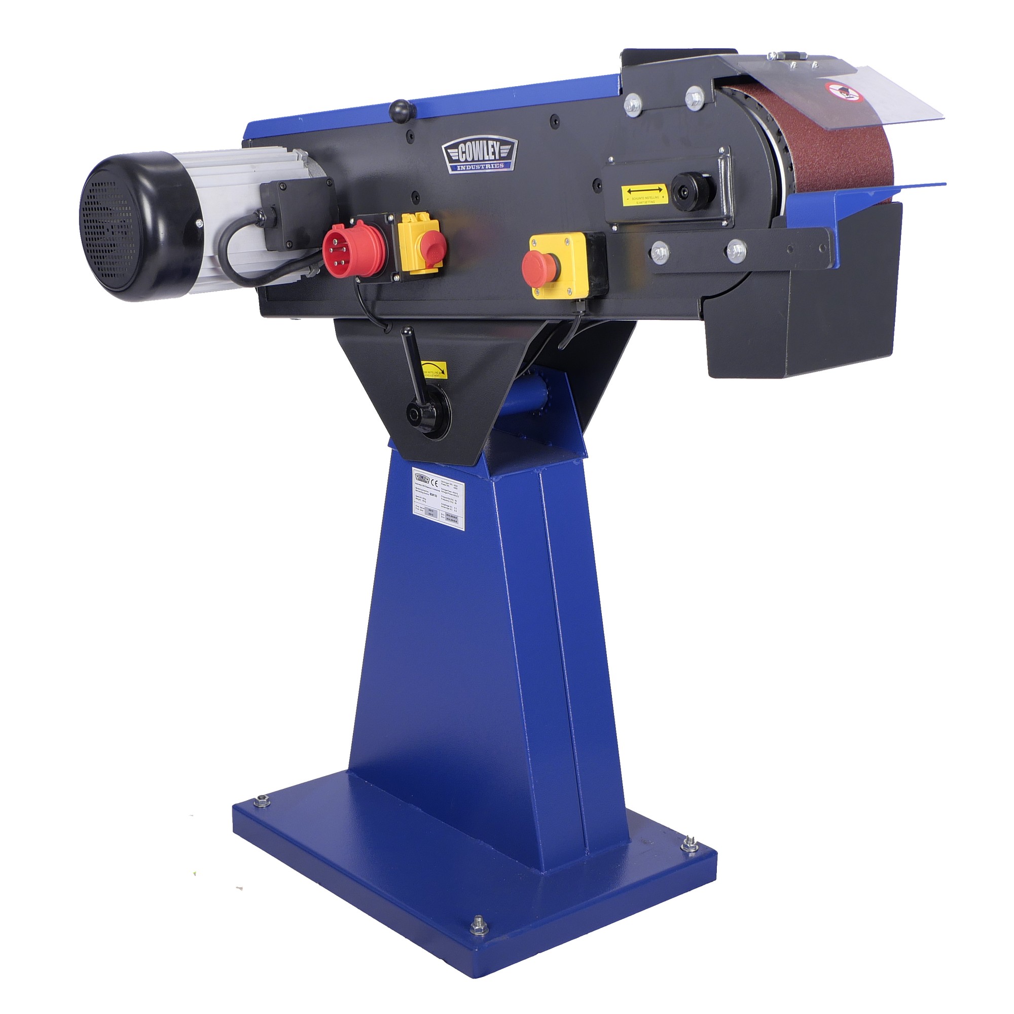 Ponceuse a bande métal 150mm x 2000mm - 400v Triphasé