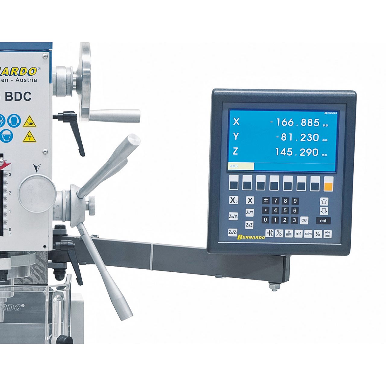 Perceuse fraiseuse taraudeuse Bernardo BF 35 BDC incl. avance et indicateur digital 3 axes - Image 6
