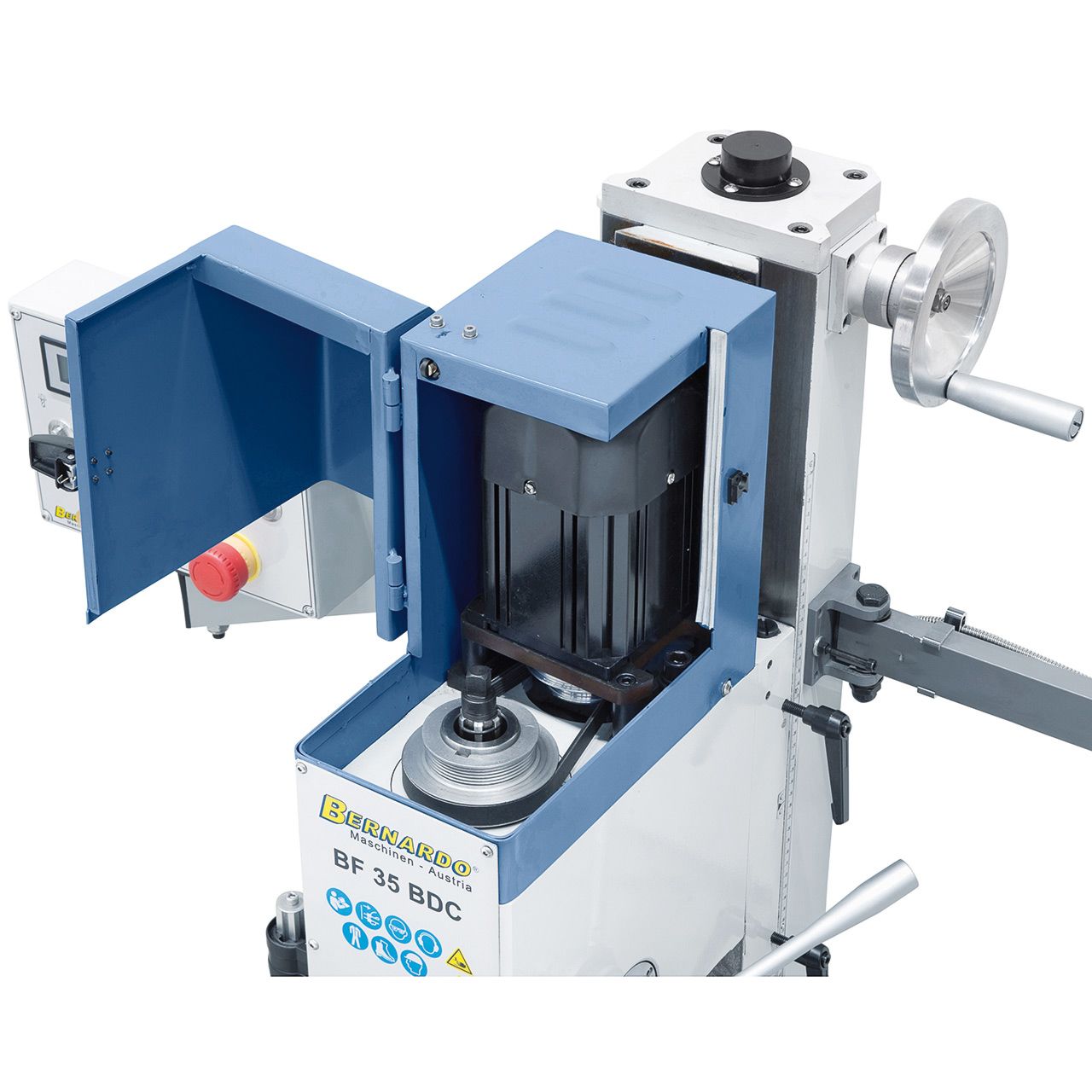 Perceuse fraiseuse taraudeuse Bernardo BF 35 BDC incl. avance et indicateur digital 3 axes - Image 3