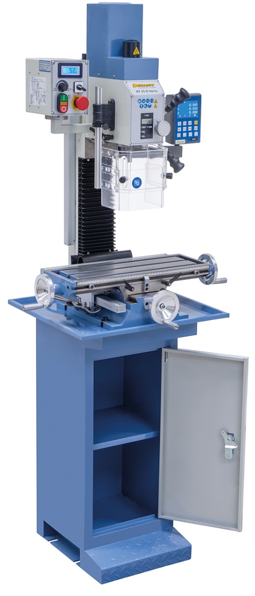 Perceuse fraiseuse taraudeuse Bernardo KF 25 D Vario avec visu dynamique 2 axes - Image 3