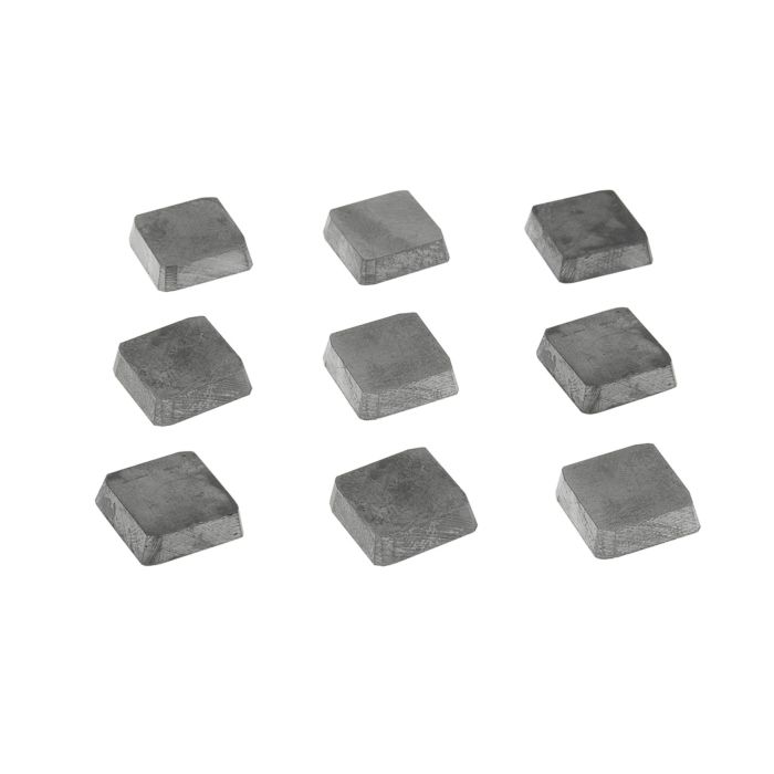 Jeu de 9 plaquettes carbure pour KFM 200 M / KFM 500 M / KFM 400 Vario