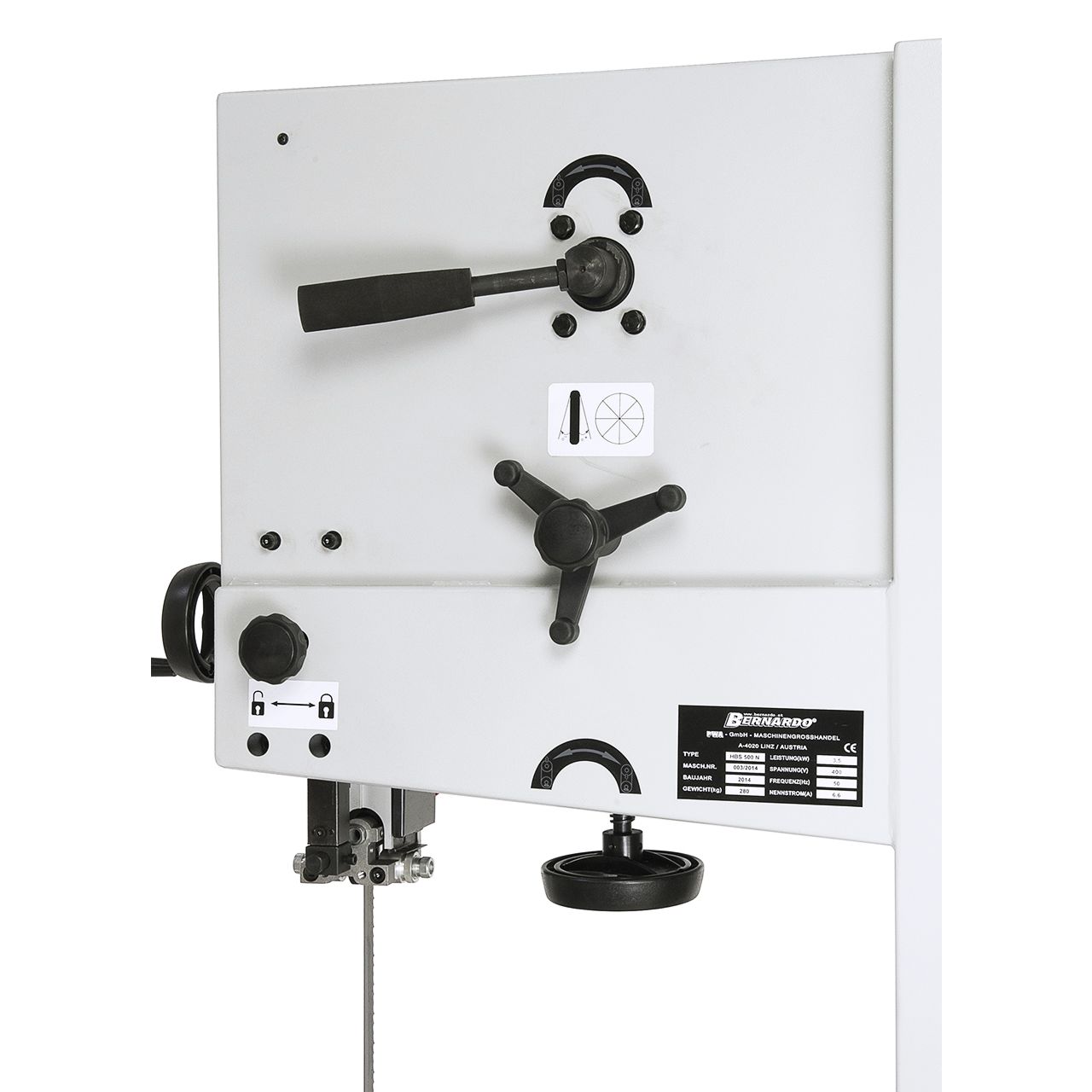 Scie à ruban bois Bernardo HBS 700 N - 400V - Image 6