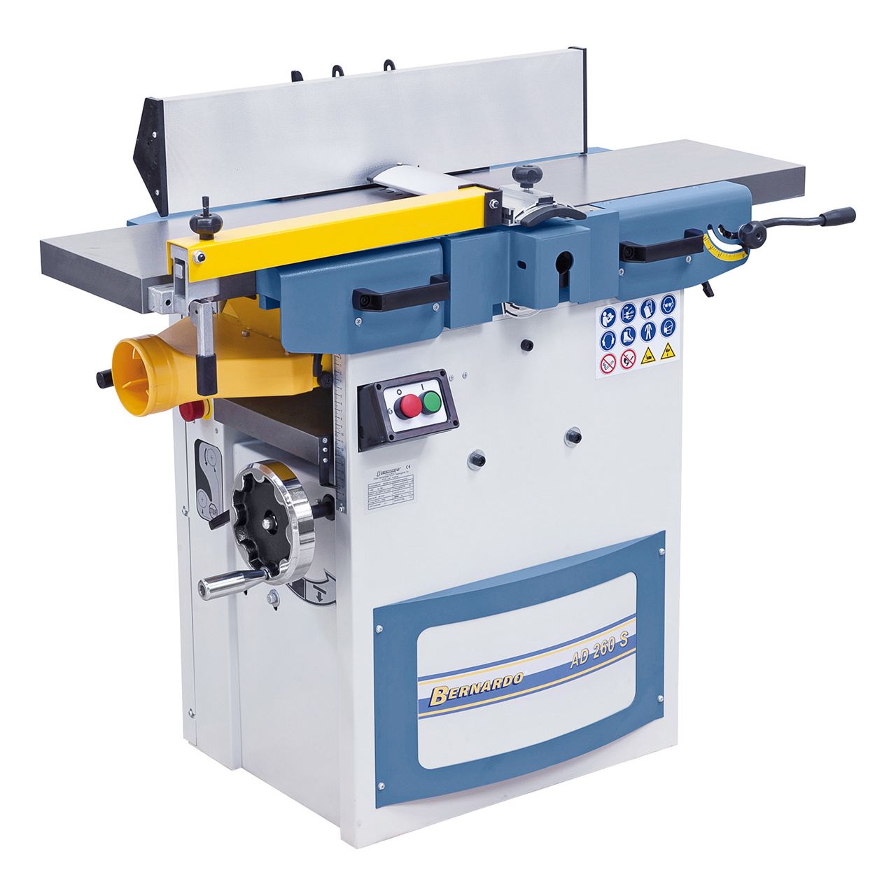 Dégauchisseuse Raboteuse arbre hélicoïdal Bernardo AD 260 S 400v