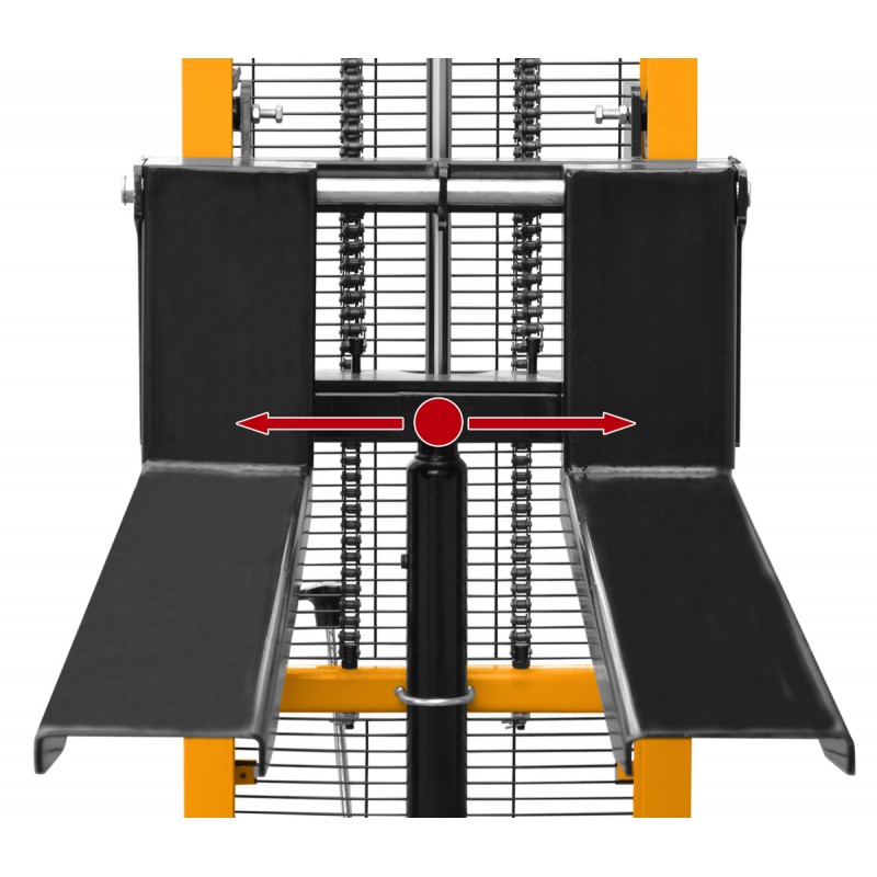 Gerbeur manuel charge 700kg - Hauteur levage 1600mm - Image 6
