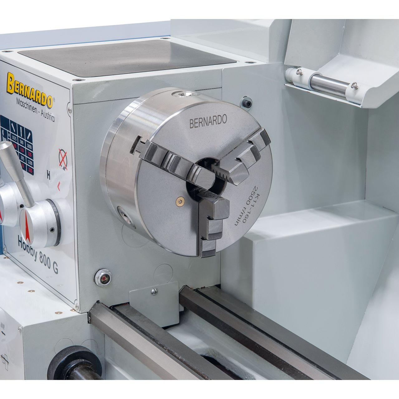 Tour universel digital Bernardo Hobby 800 G avec DRO - 400V - Image 6