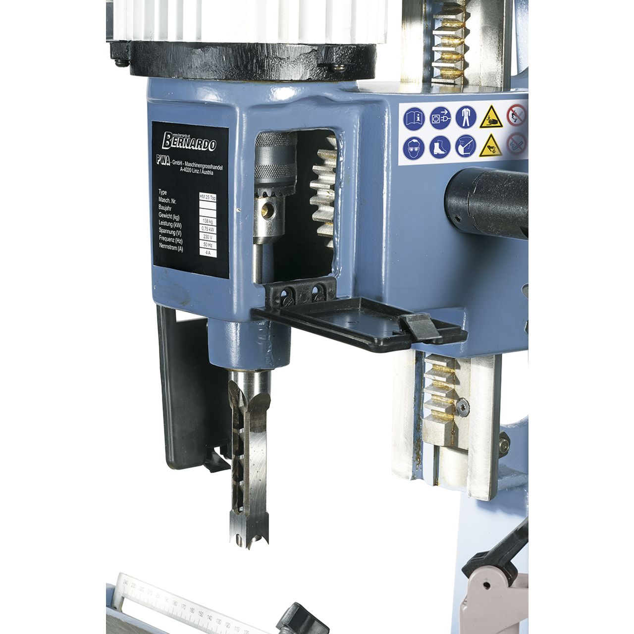 Mortaiseuse à bédane inclinable Bernardo HM 25 Top - Image 4
