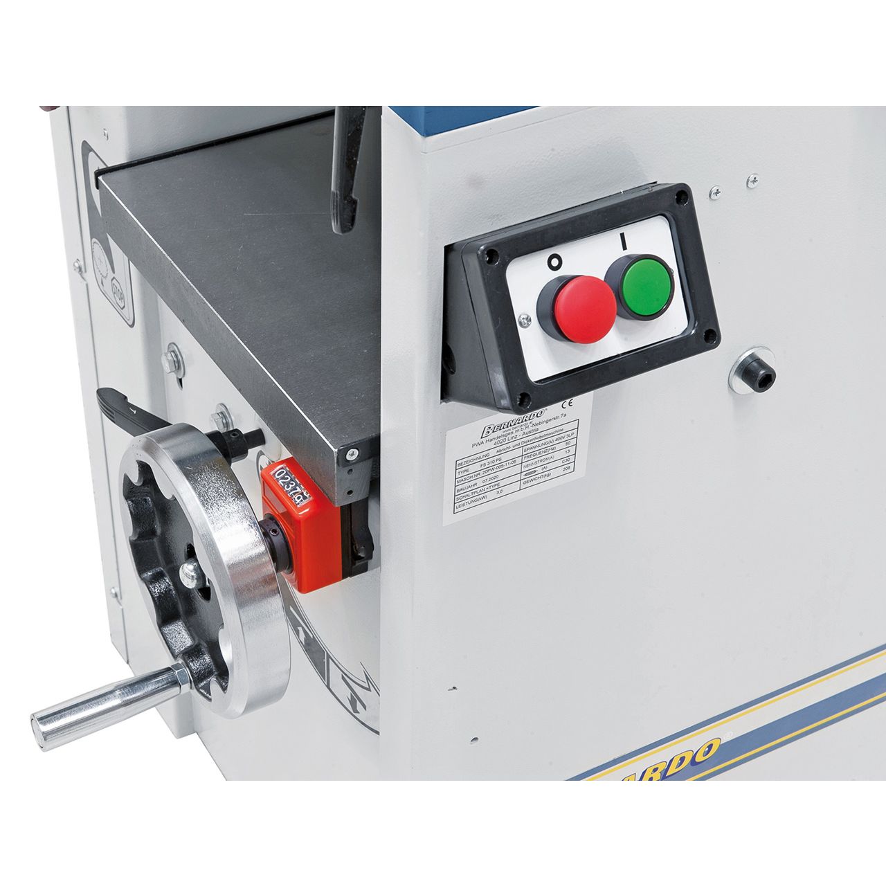 Dégauchisseuse Raboteuse hélicoïdale Bernardo FS 310 PS 230v - Black November - Image 7