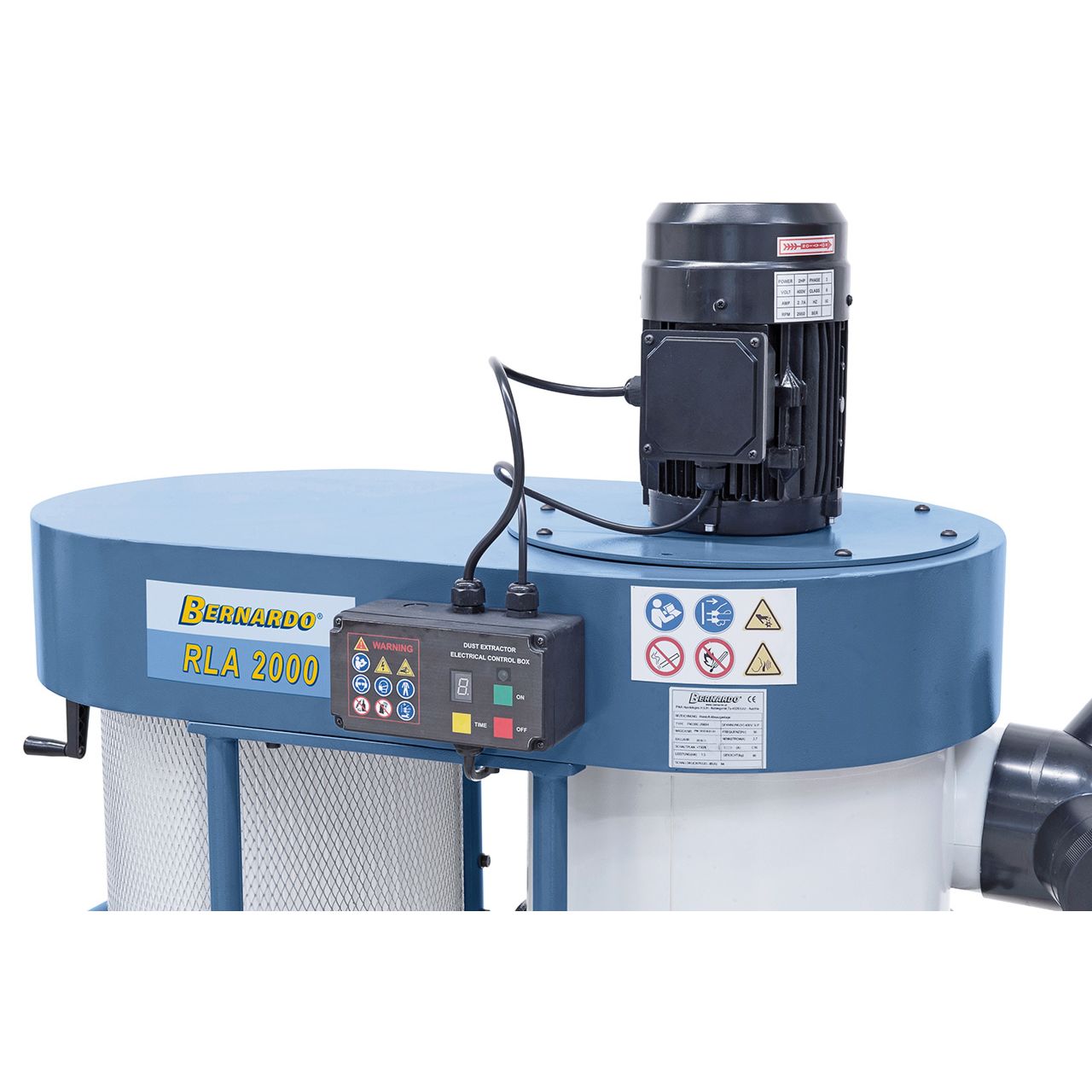 Aspirateur cyclone industriel à copeaux Bernardo RLA 2000 - Image 5