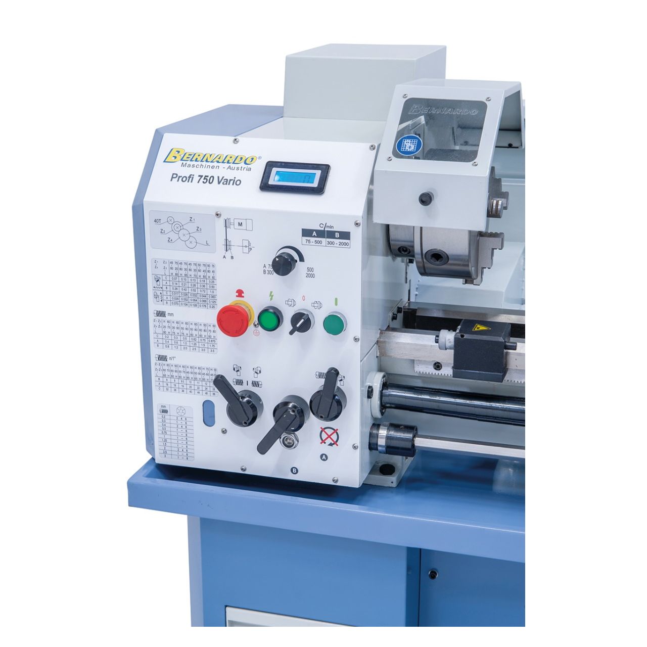 Tour à métaux universel Bernardo Profi 750 Vario 400V - Image 3