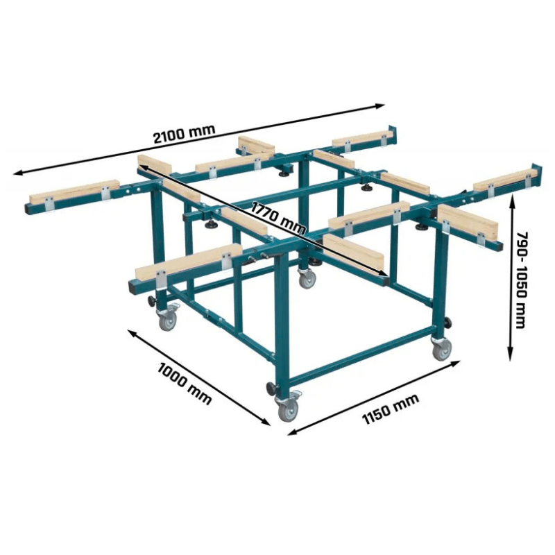 Table mobile de sciage et de travail TM1800 - Image 2