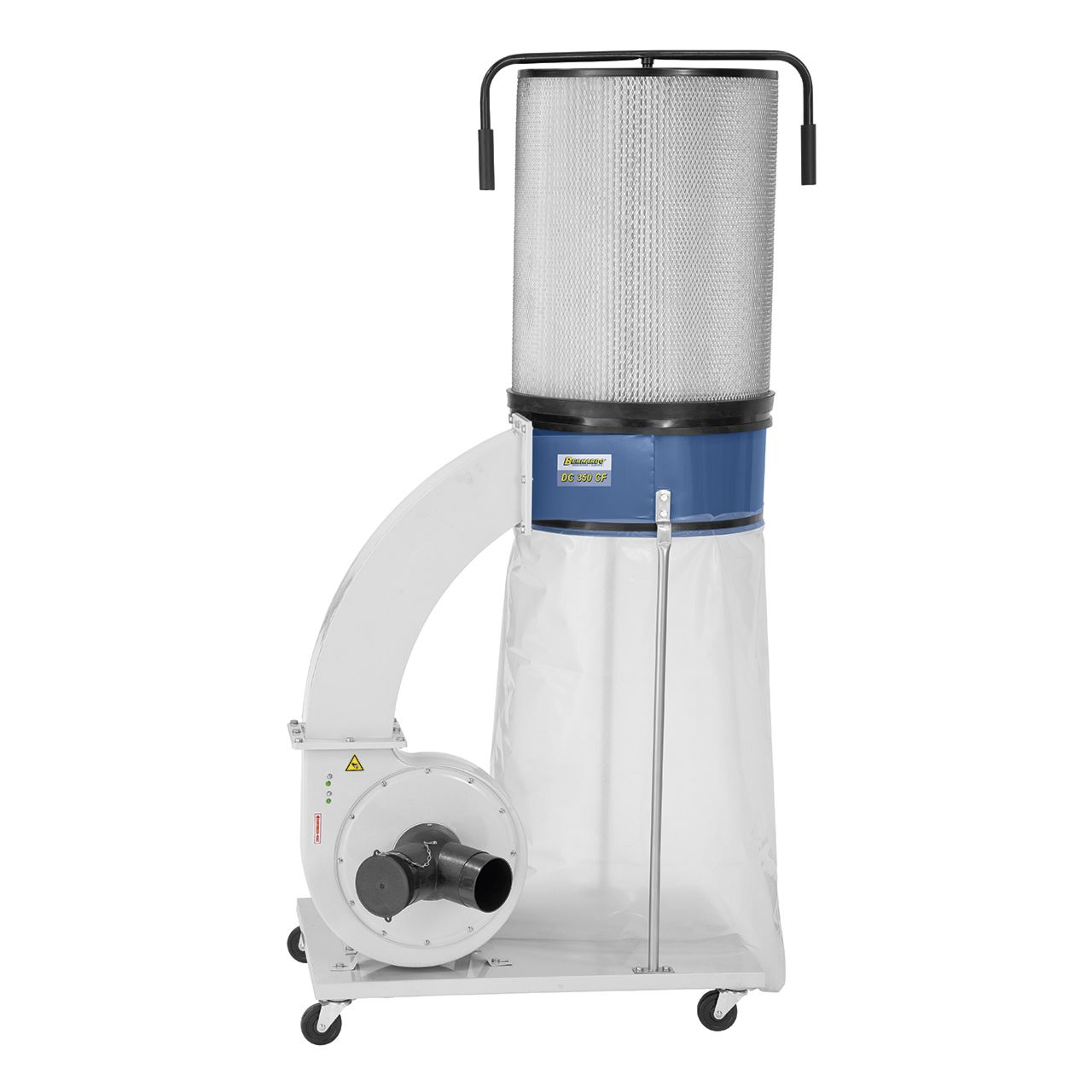 Aspirateur à copeaux pour bois Bernardo DC 350 CF avec Cartouche Filtrante 400v