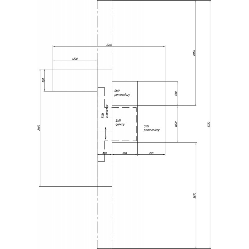 Scie à format Cormak MJ45-KD3 - 3200mm - Image 3