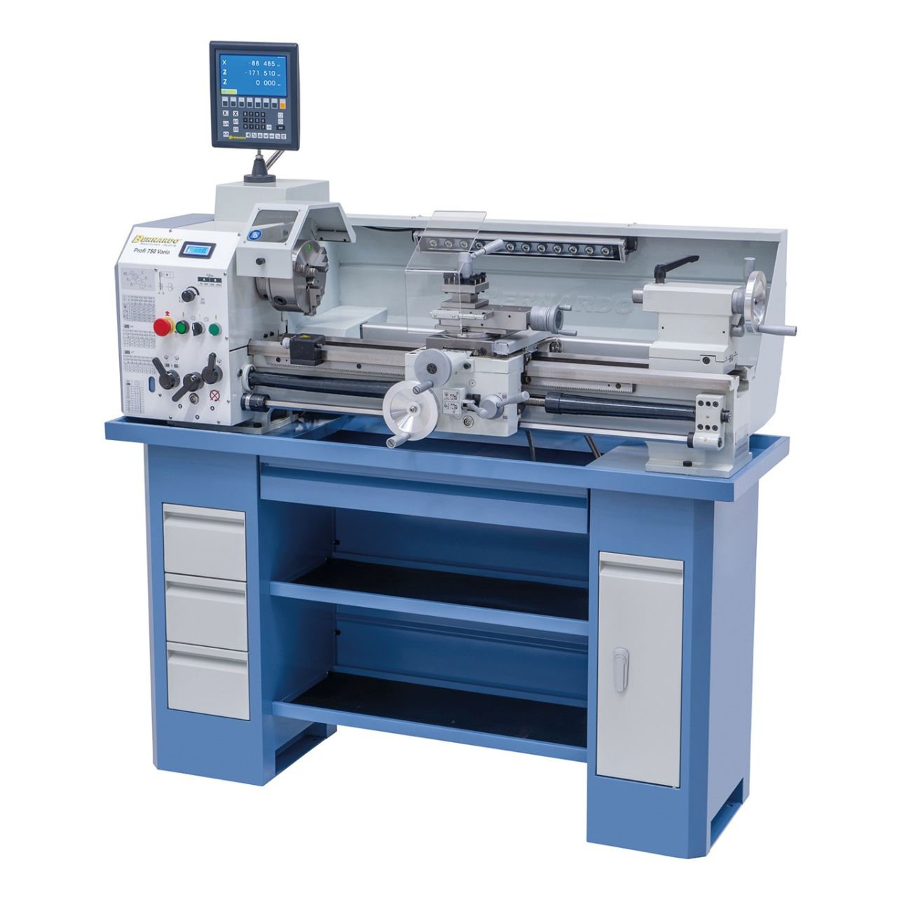 Tour à métaux Bernardo Profi 750 Vario 400V + affichage digitale