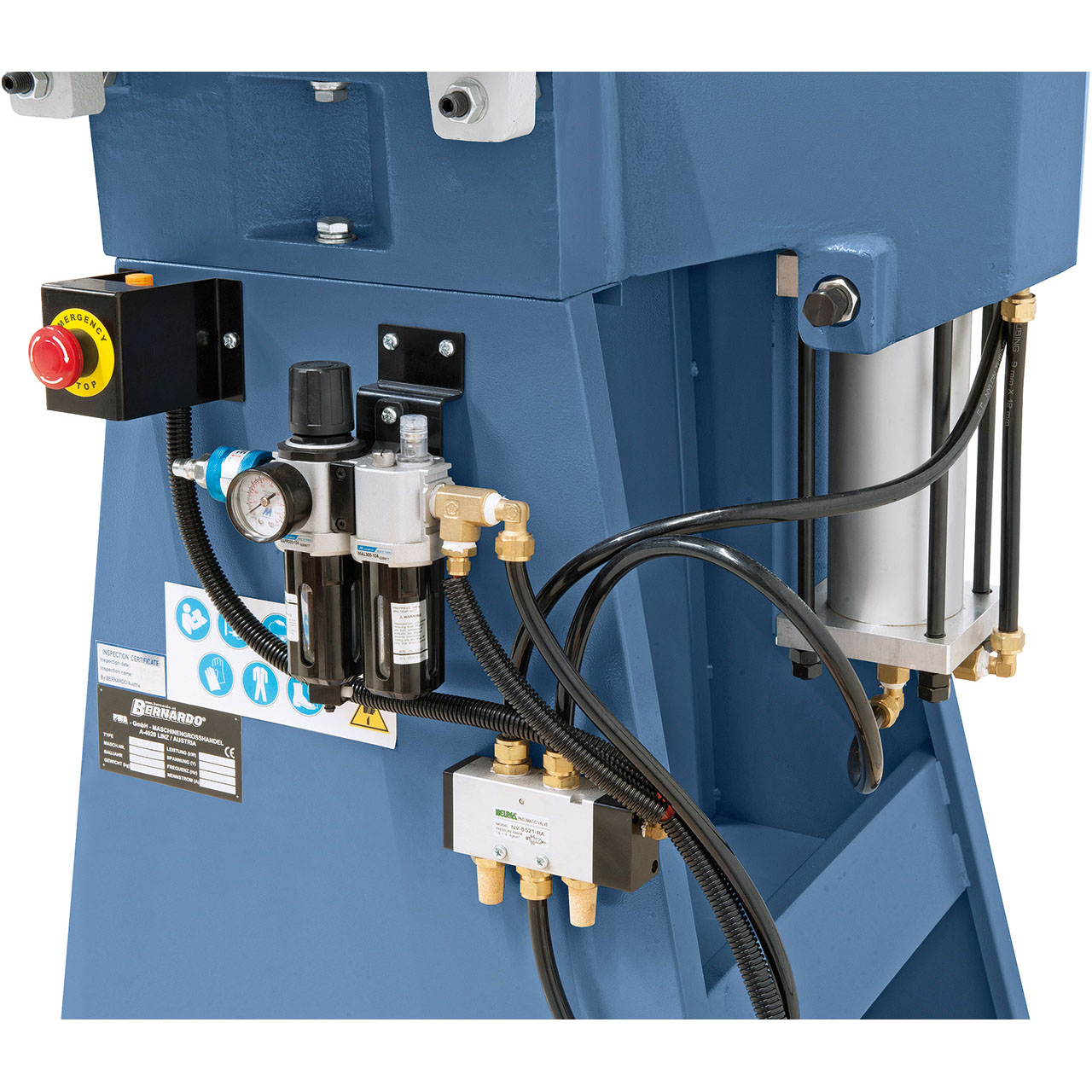 Encocheuse de tôle pneumatique Bernardo AK 150 P - Image 8