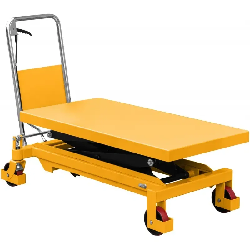 Table élévatrice double ciseaux mobile 800kg 1500mm - Image 2