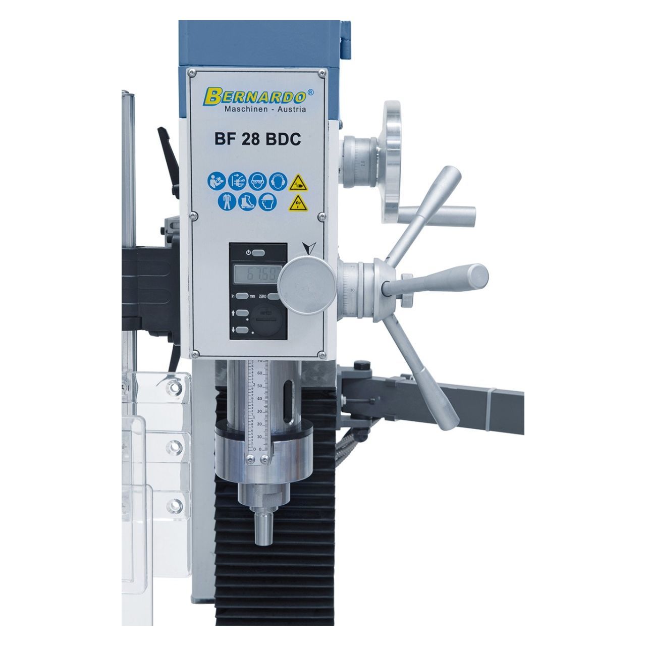Perceuse fraiseuse BF 28 BDC incl. avance et indicateur digital 3 axes - Image 4