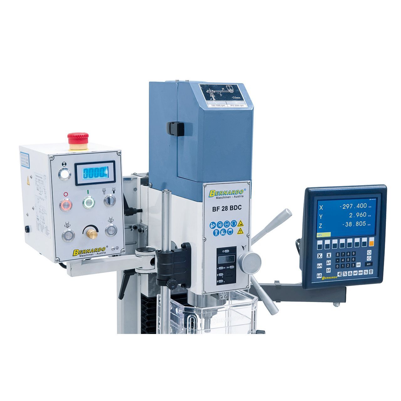 Perceuse fraiseuse BF 28 BDC incl. avance et indicateur digital 3 axes - Image 5