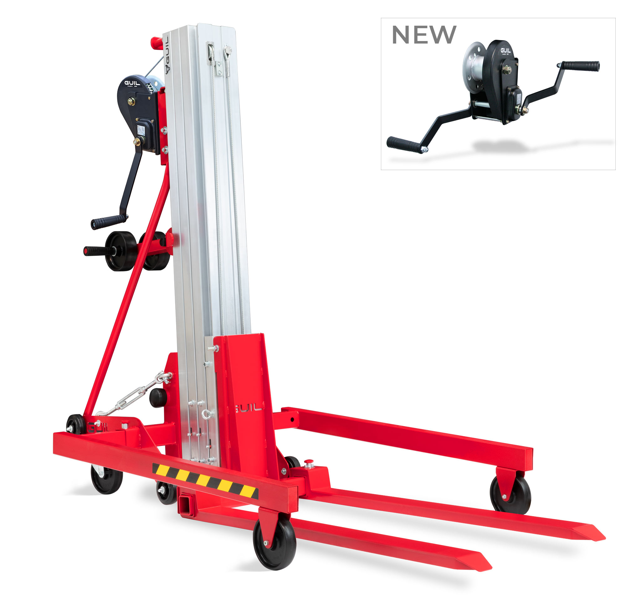 Monte charge pour palettes Toro E-501/C - Capacité 200kg - Hauteur 3,50m