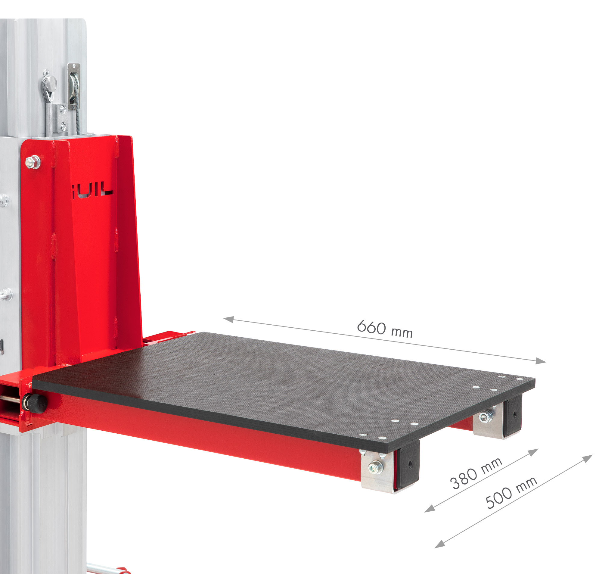 Plateforme de chargement pour monte-charges Toro ACT-04/M (660×500 mm) - Image 2