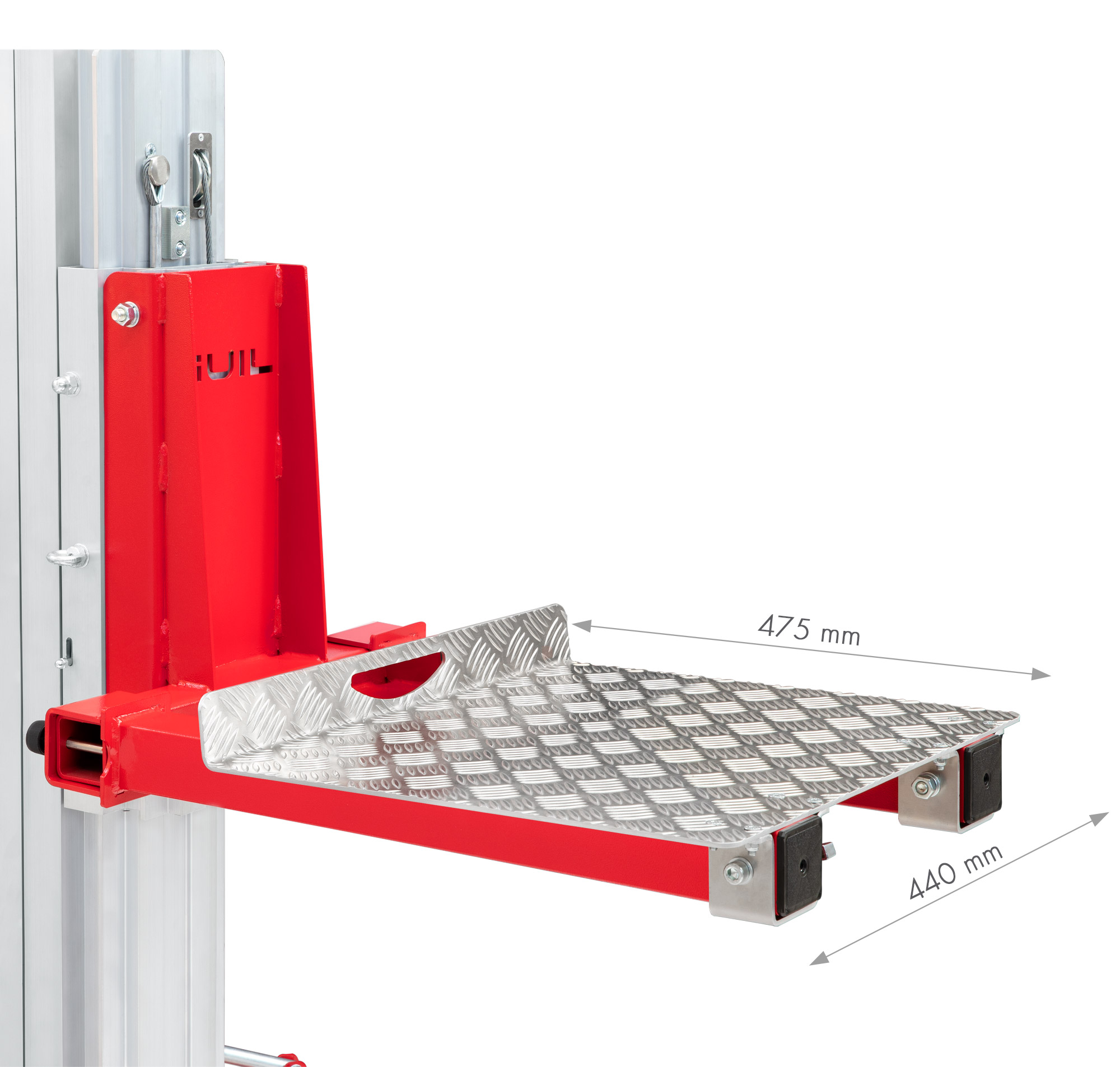 Plateforme de chargement pour monte-charges Toro ACT-04/L (630×500 mm) - Image 2