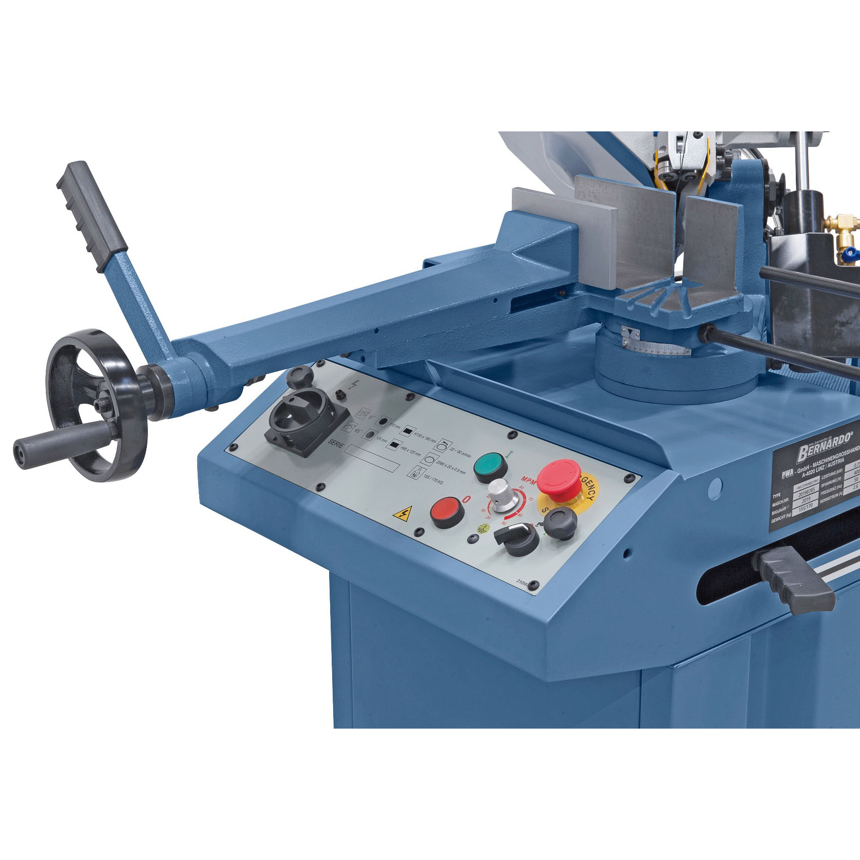 Scie à ruban à métaux Bernardo HBS 210 Vario Pro 400v - Image 3