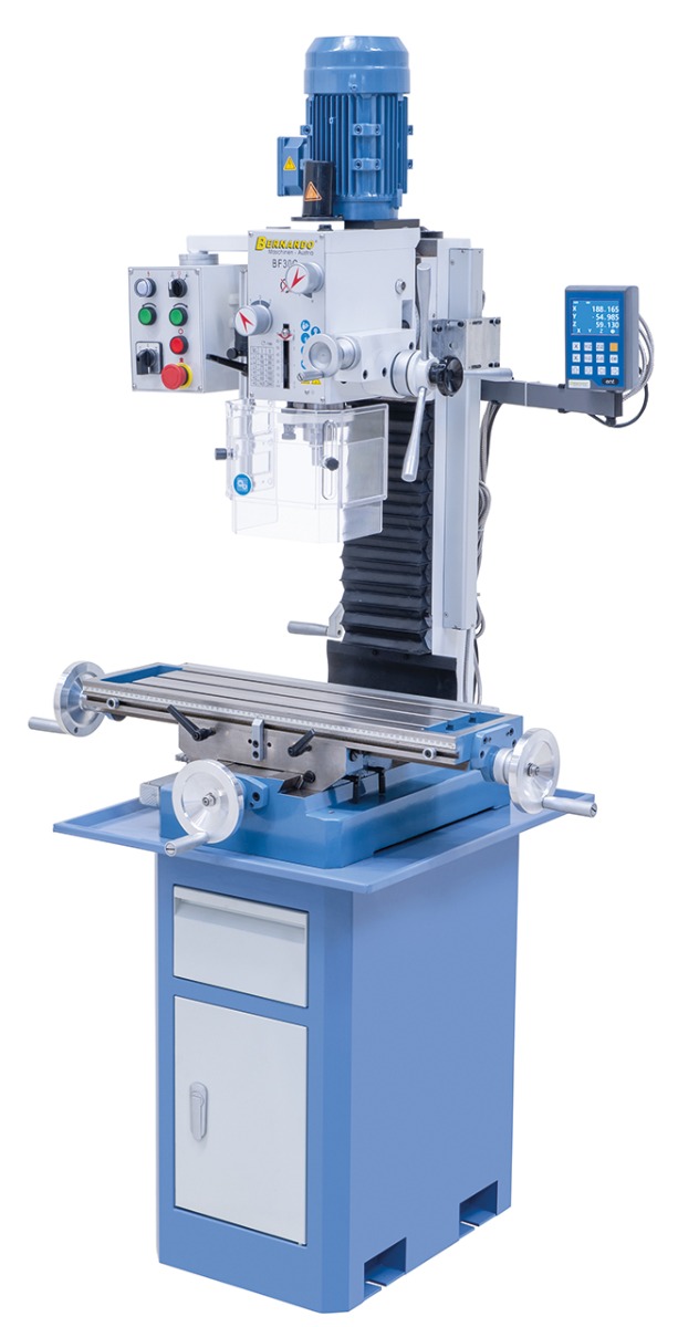 Perceuse fraiseuse Bernardo BF 30 G avec indicateur digital 3 axes DT 40