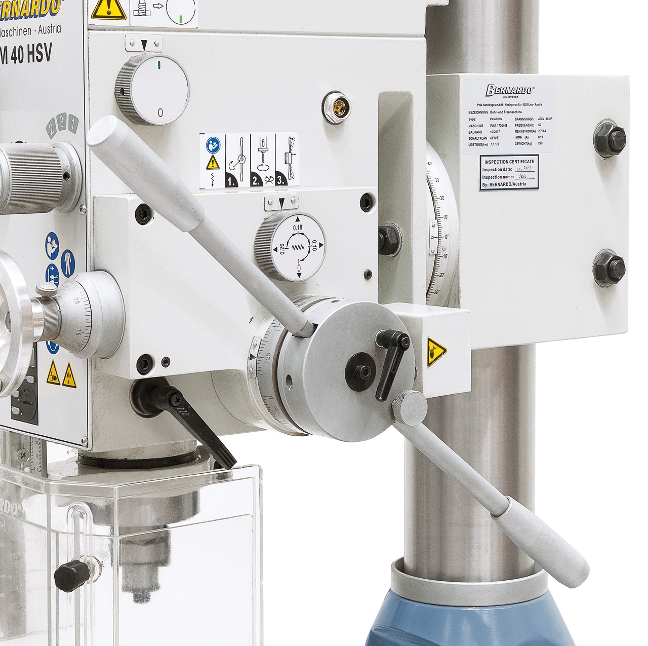 Perceuse fraiseuse Bernardo FM 40 HSV 400v - Image 6