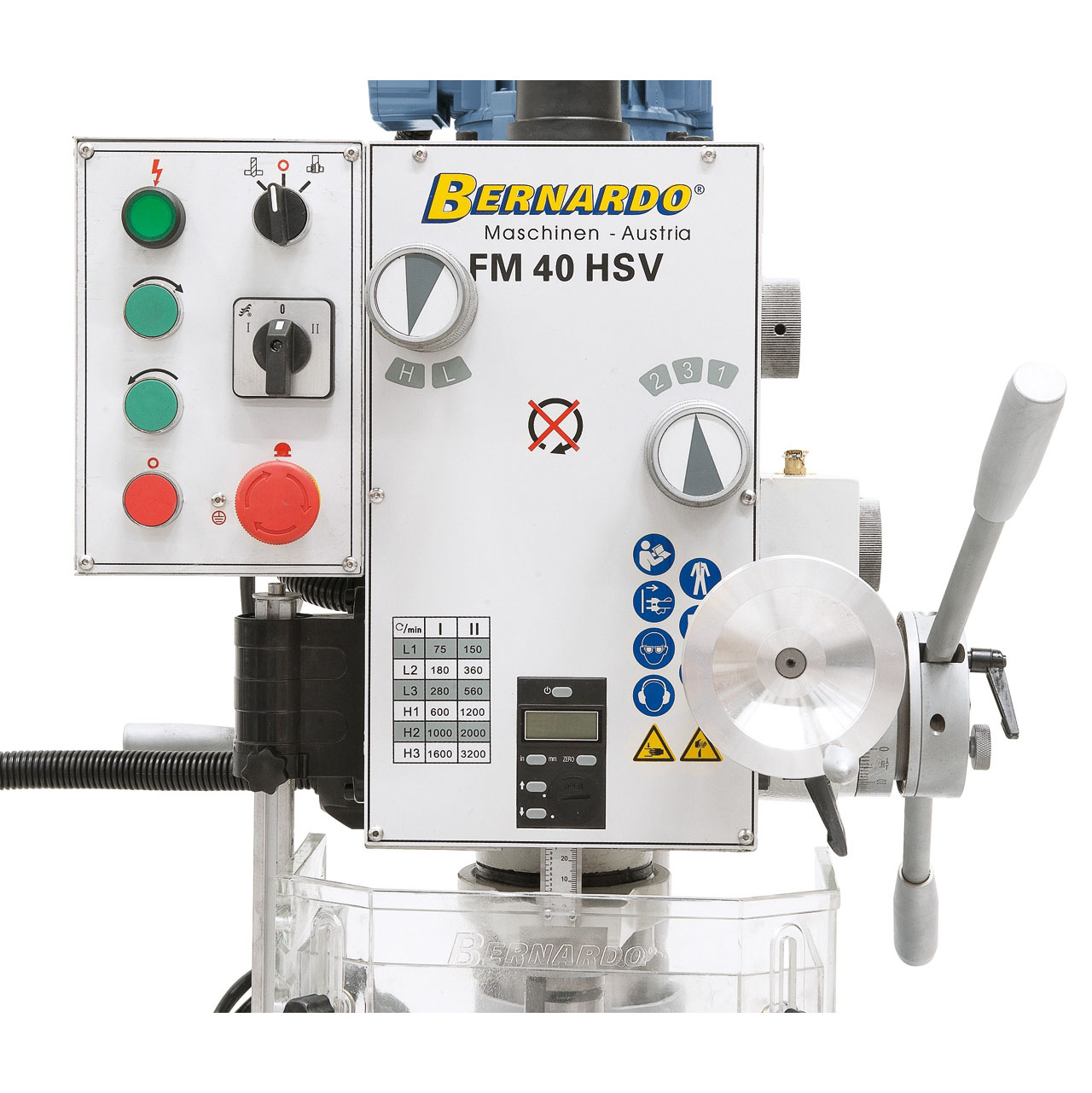 Perceuse fraiseuse Bernardo FM 40 HSV 400v - Image 5