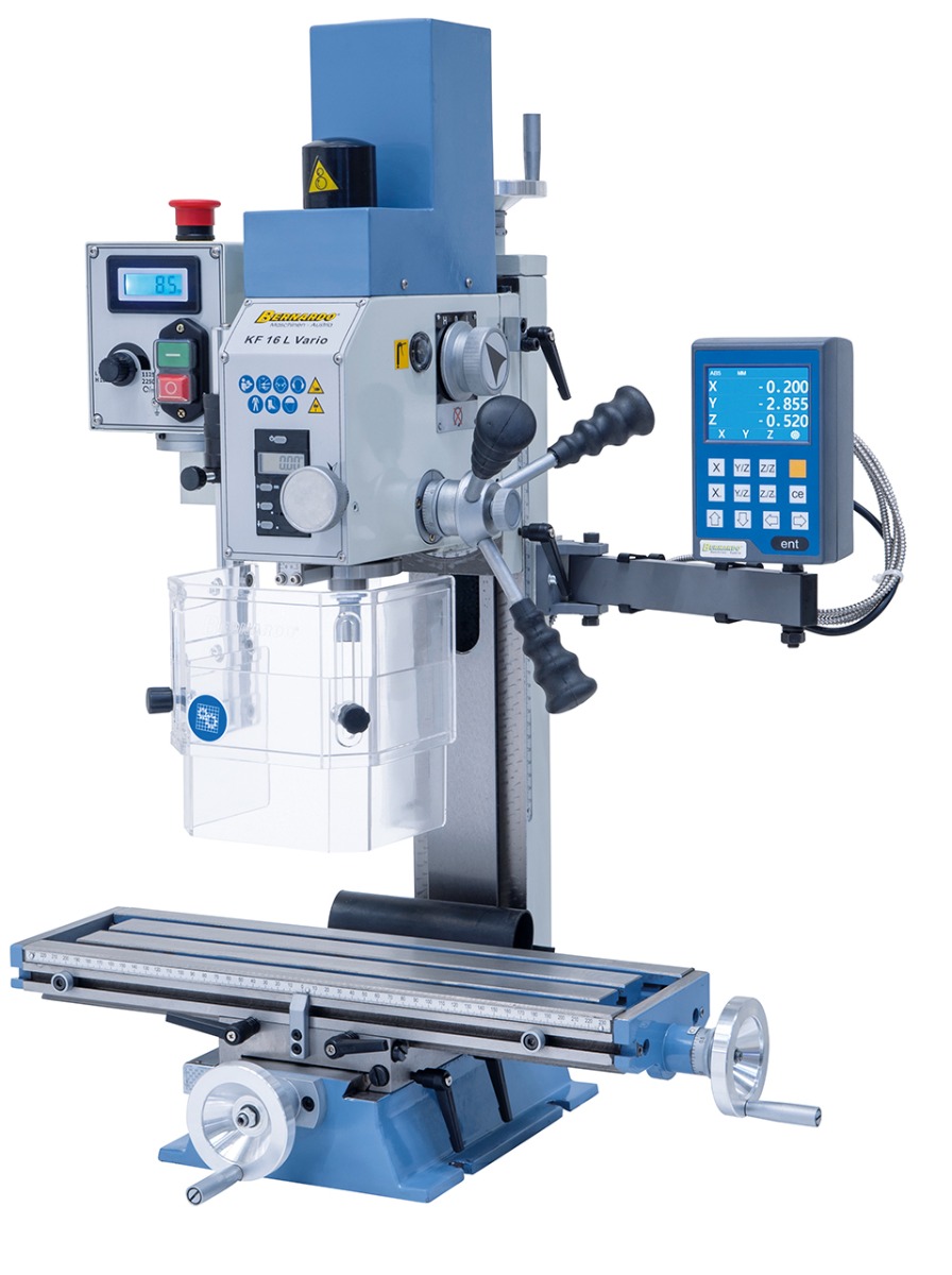 Perceuse fraiseuse Bernardo KF 16 L Vario avec indicateur digital 3 axes DT 40