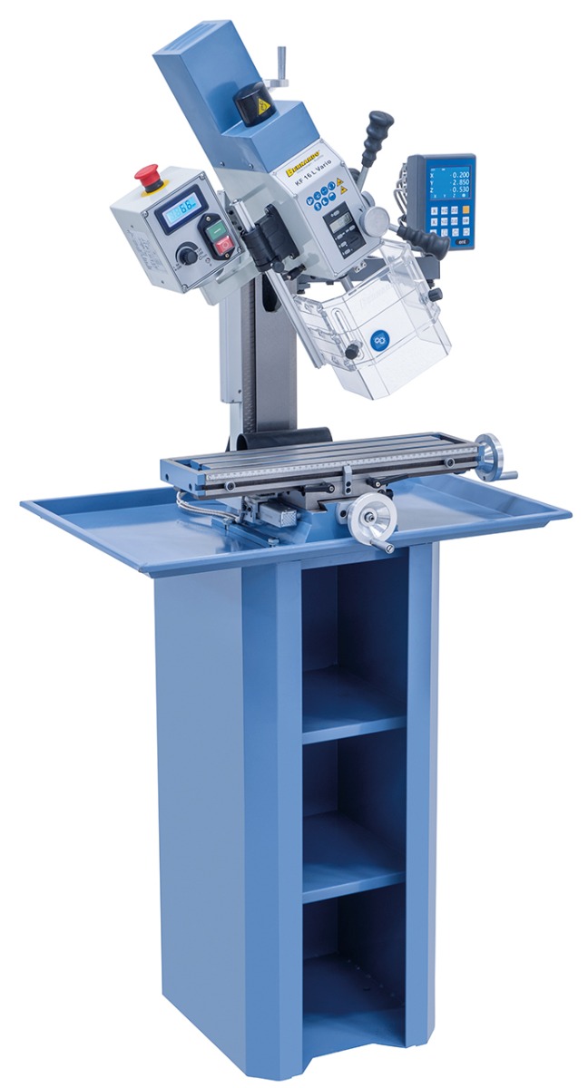 Perceuse fraiseuse Bernardo KF 16 L Vario avec indicateur digital 3 axes DT 40 - Image 3
