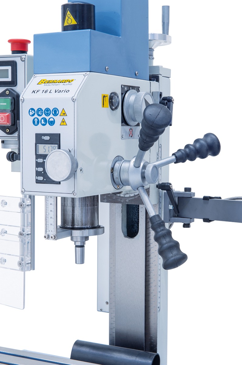 Perceuse fraiseuse Bernardo KF 16 L Vario avec indicateur digital 3 axes DT 40 - Image 6