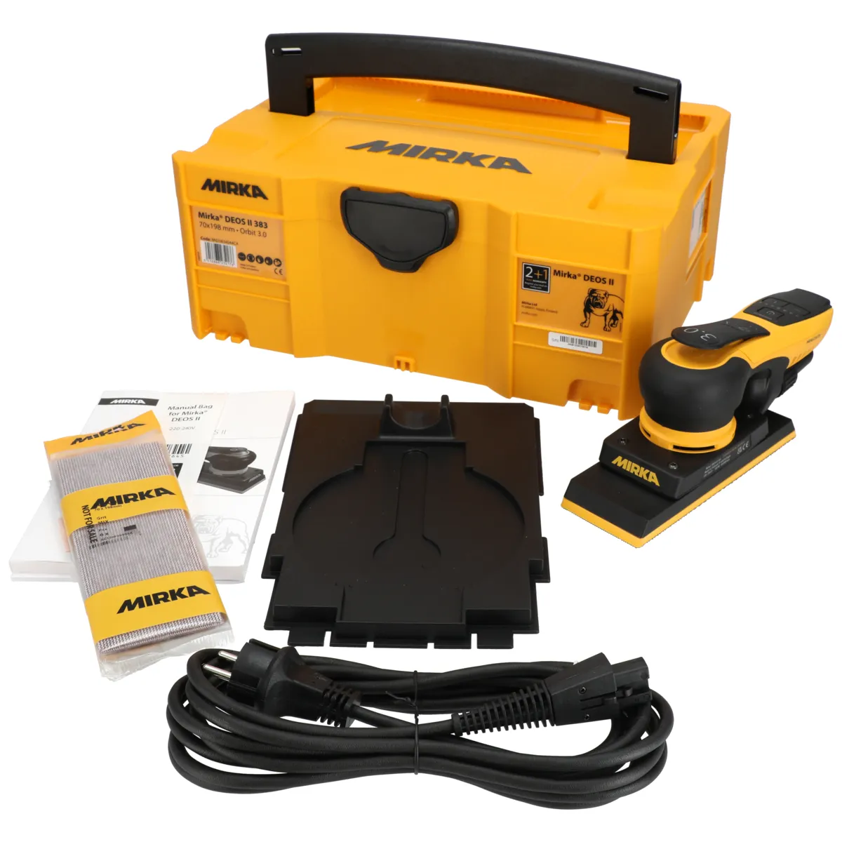 Ponceuse rectangulaire 70 x 198 mm exc. 3.0 mm - Mirka DEOS II 383CV - Image 10