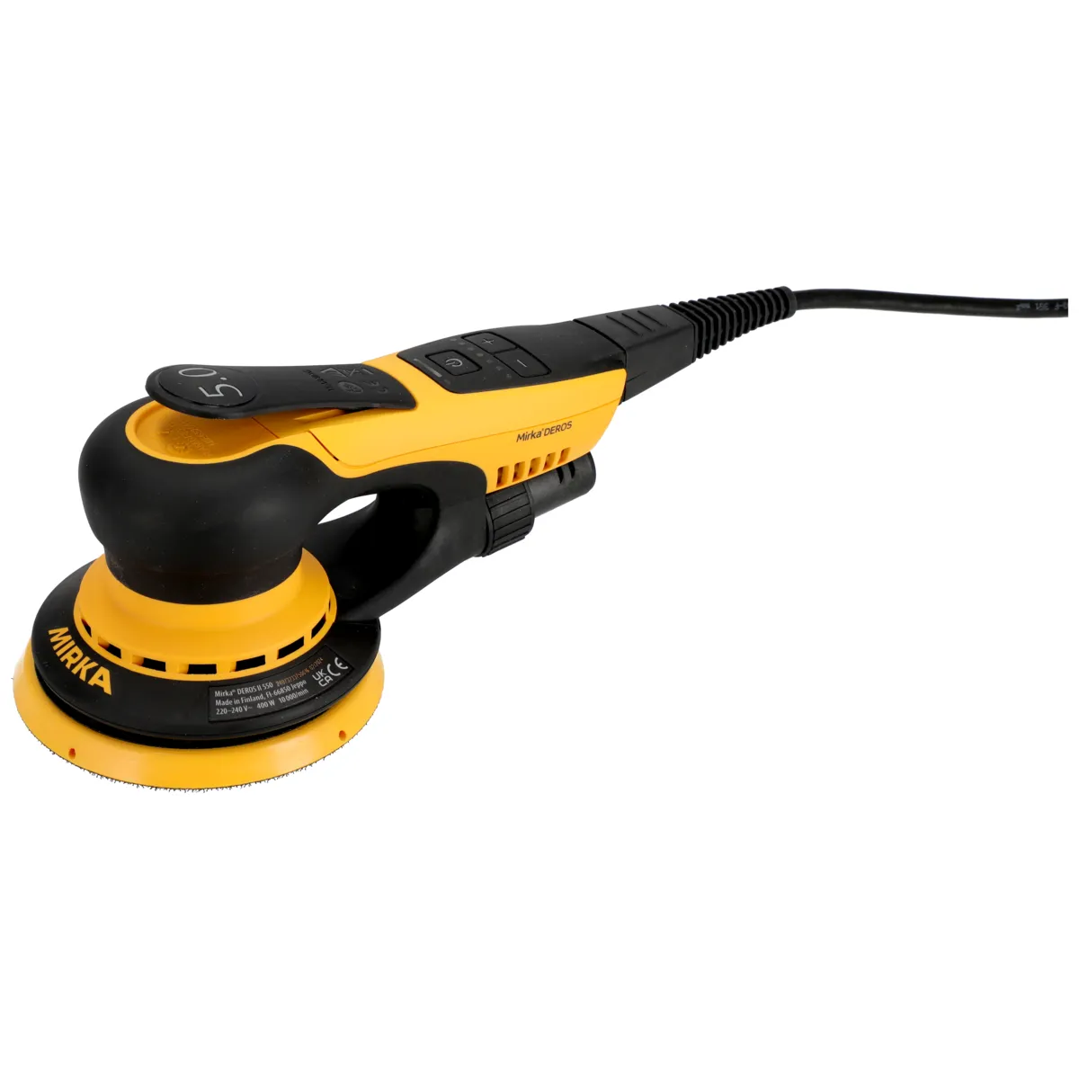 Ponceuse orbitale électrique Ø 125 mm exc. 5.0 mm - Mirka DEROS II 550CV - Image 2