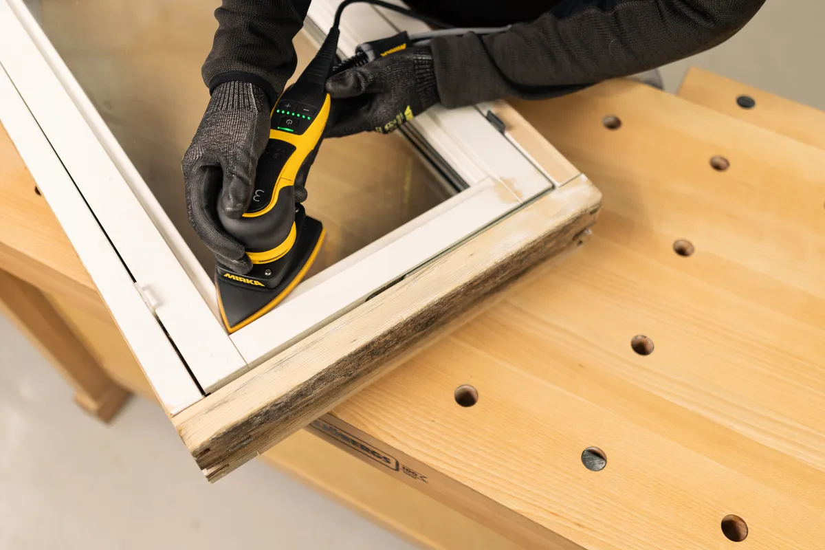 Ponceuse triangulaire 100 x 152 x 152 mm exc. 3.0 mm - Mirka DEOS II 663CV - Image 12