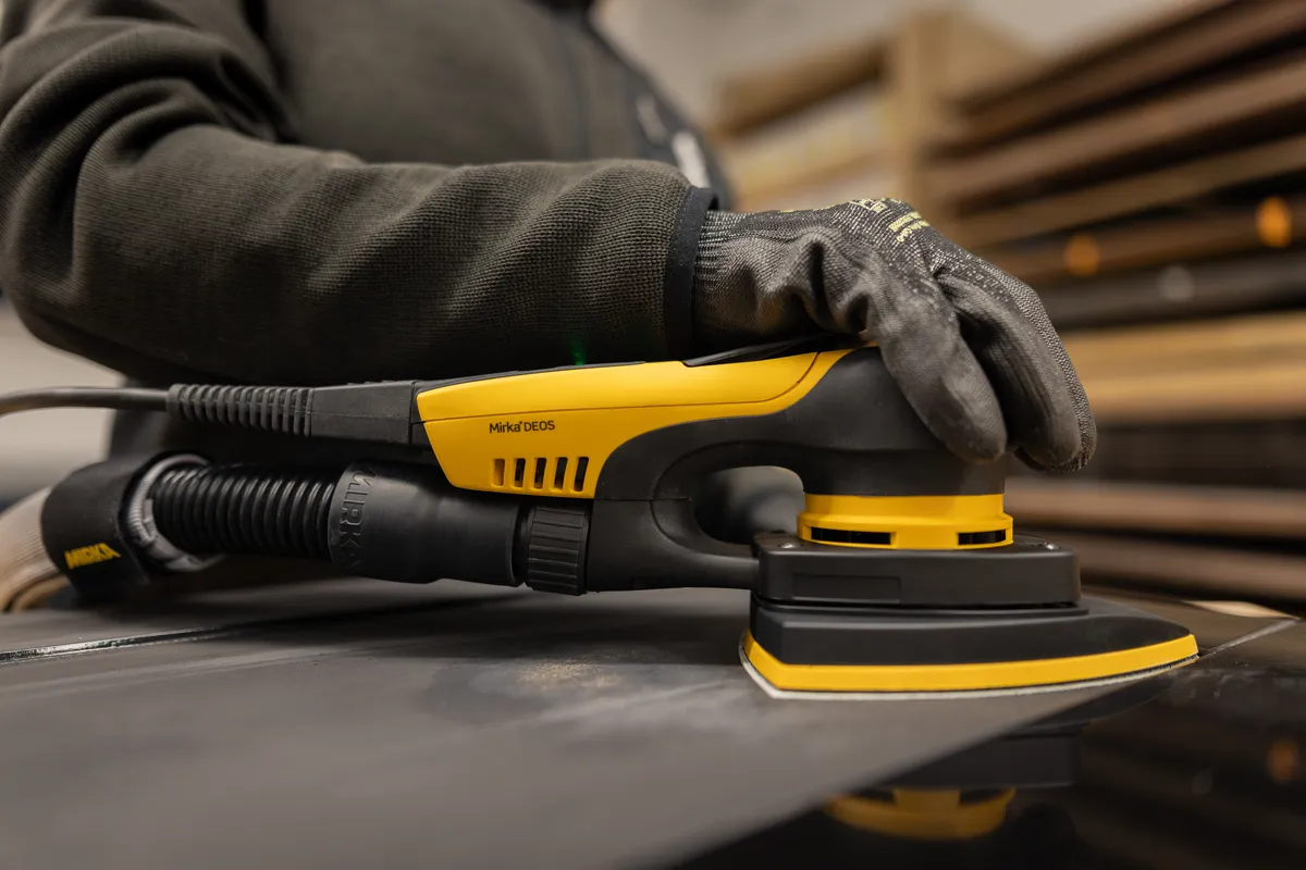 Ponceuse triangulaire 100 x 152 x 152 mm exc. 3.0 mm - Mirka DEOS II 663CV - Image 10