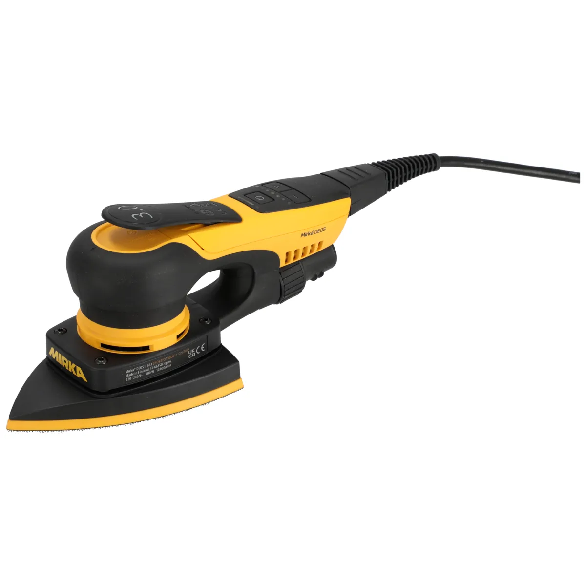Ponceuse triangulaire 100 x 152 x 152 mm exc. 3.0 mm - Mirka DEOS II 663CV - Image 2