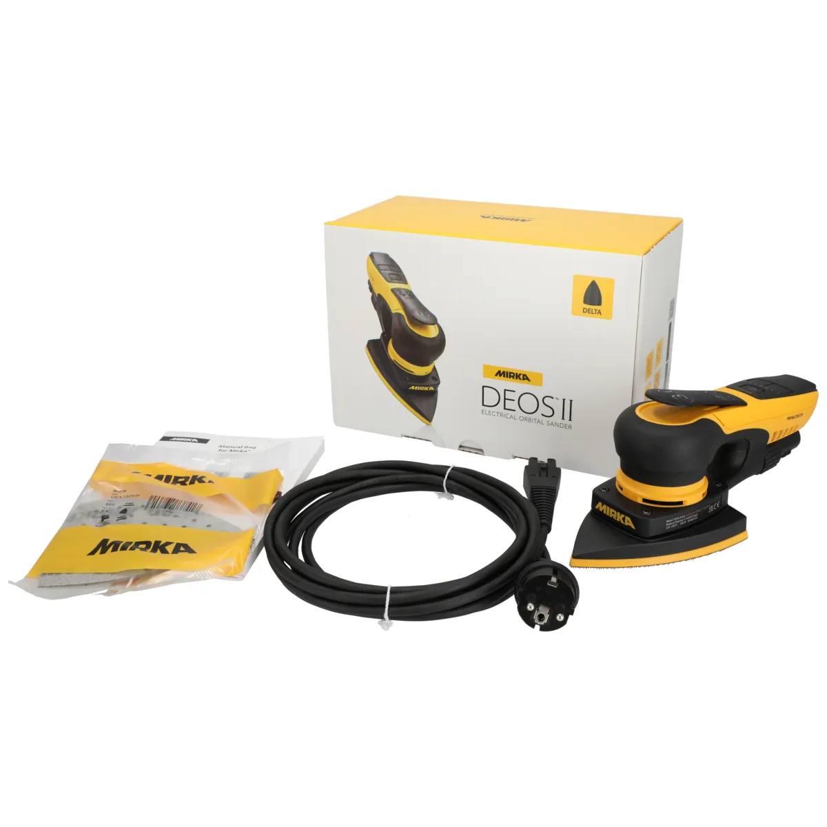 Ponceuse triangulaire 100 x 152 x 152 mm exc. 3.0 mm - Mirka DEOS II 663CV - Image 9