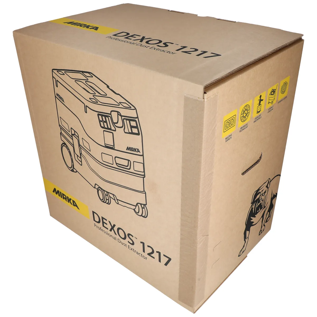 Aspirateur professionnel compact Mirka DEXOS 1217 AFC avec tuyau de 4m - Image 11