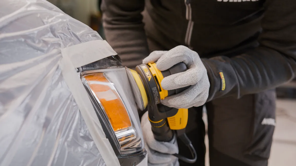 Ponceuse orbitale électrique Ø 77 mm exc. 2.5 mm- Mirka DEROS II 325CV - Image 7