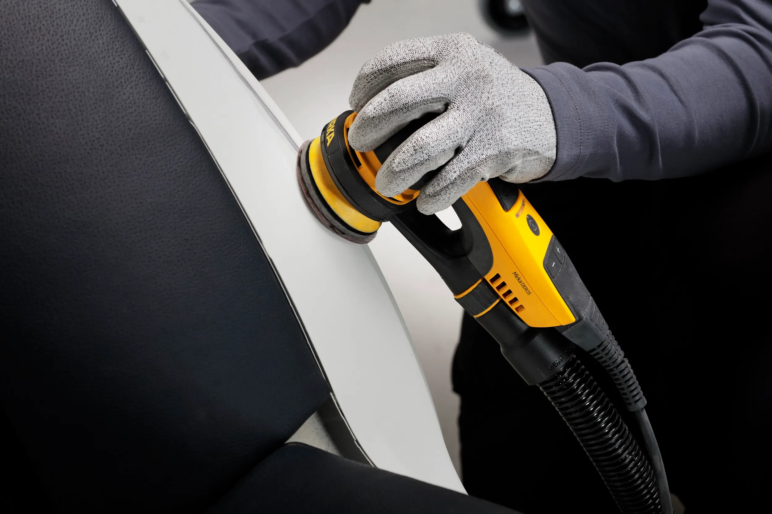 Ponceuse orbitale électrique Ø 77 mm exc. 2.5 mm- Mirka DEROS II 325CV - Image 6