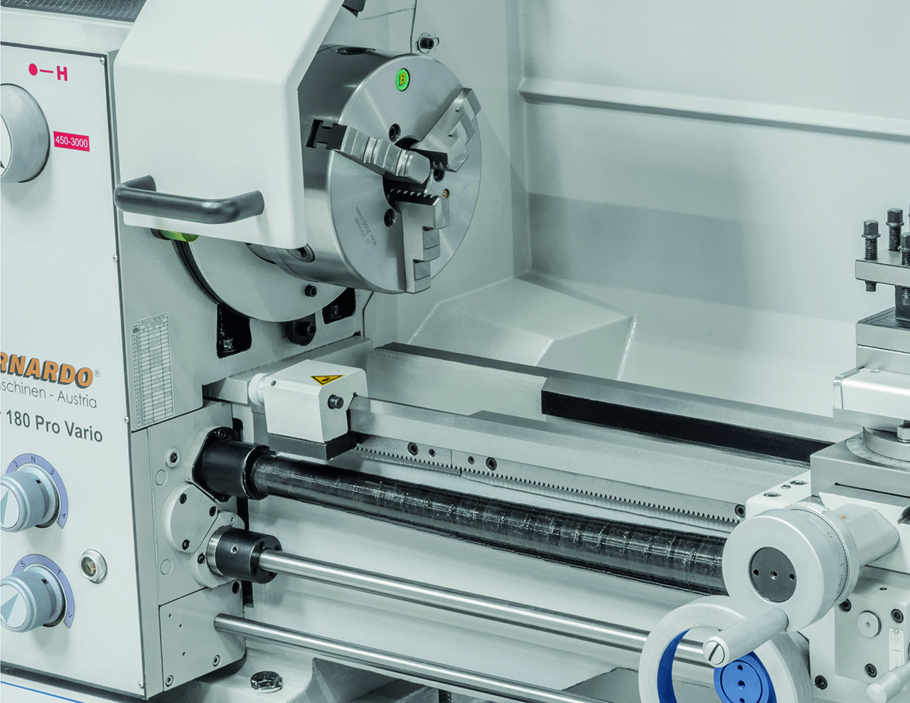 Tour à fileter et à charioter Bernardo Master 180 Pro Vario + indicateur digital - Image 4