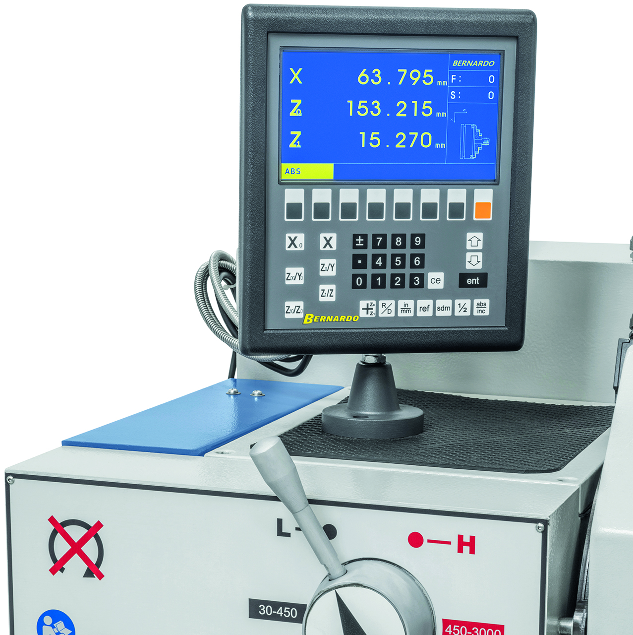 Tour à fileter et à charioter Bernardo Master 180 Pro Vario + indicateur digital - Image 6