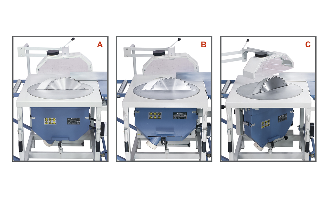 Scie à format à table de charpentier Bernardo UZT 400 - 400V - Image 9