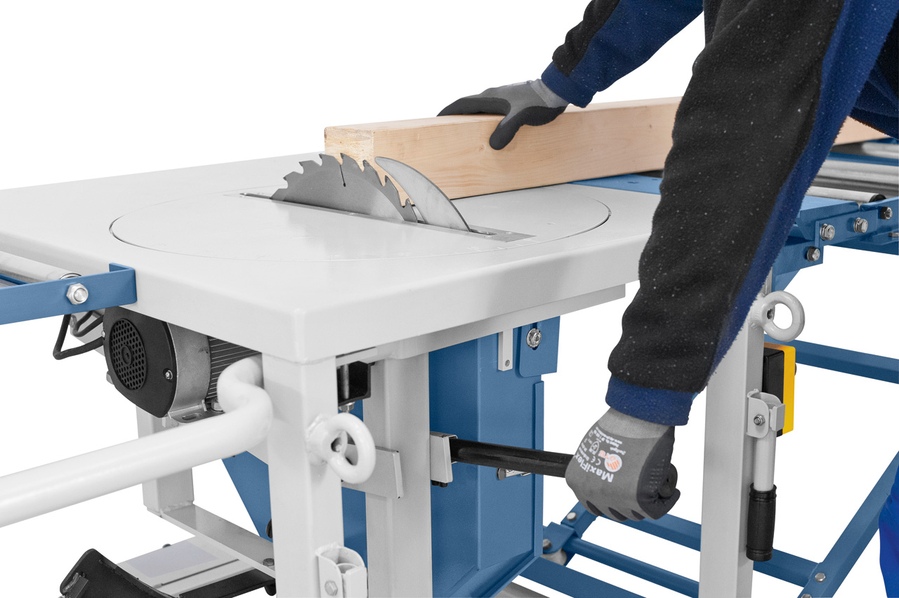 Scie à format à table de charpentier Bernardo UZT 400 - 400V - Image 4