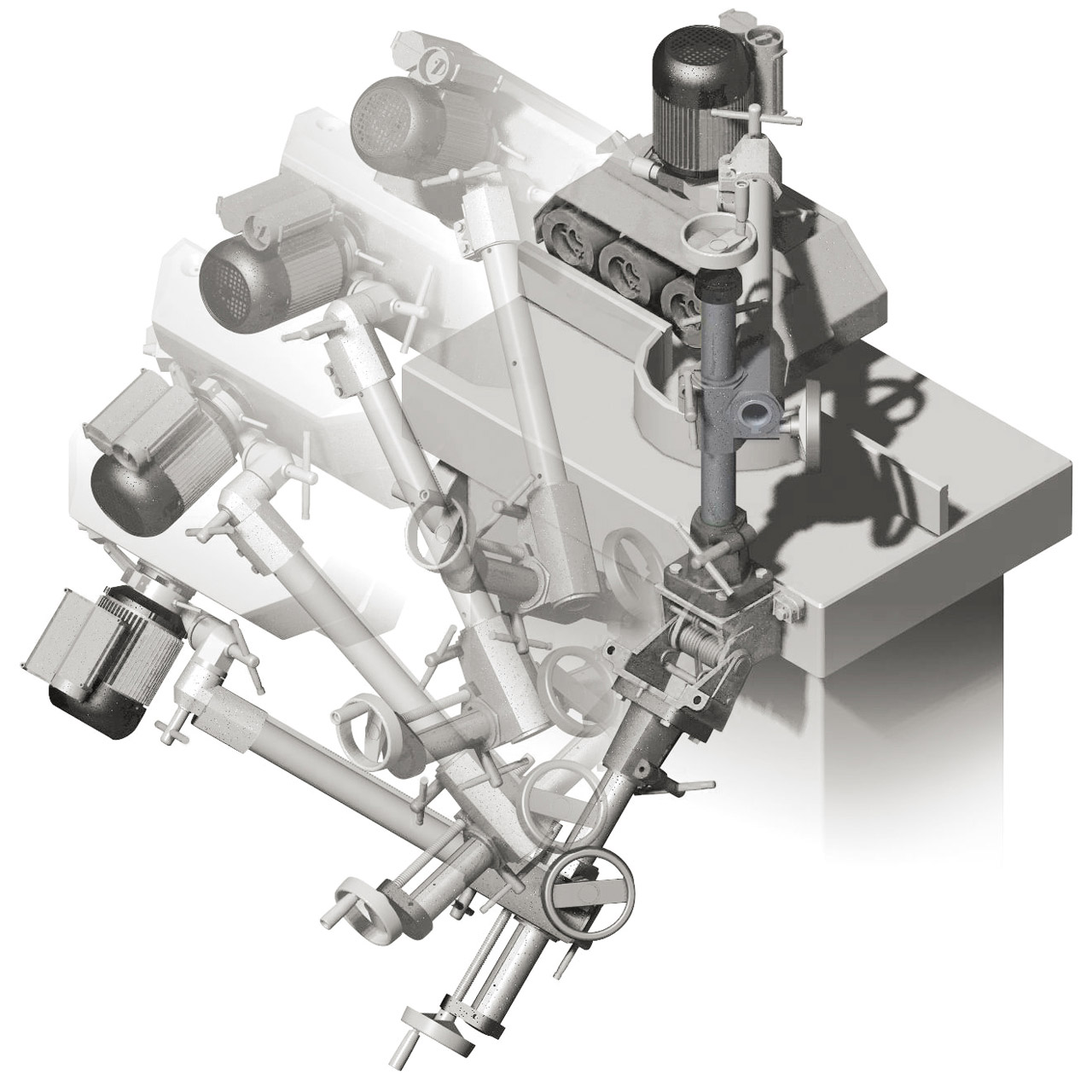 Entraîneur pour toupie bois Bernardo MX 48 - 400V - Image 2
